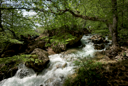Водопад Су-Учхан и пороги реки Кизил-Коба