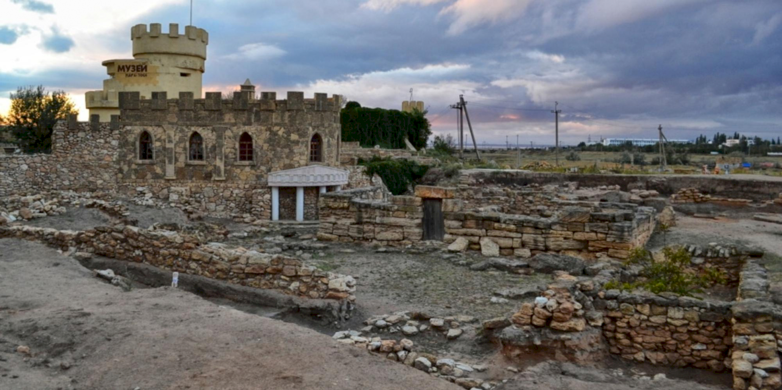 Греко-скифское городище Кара-тобе и крепость Евпаторион